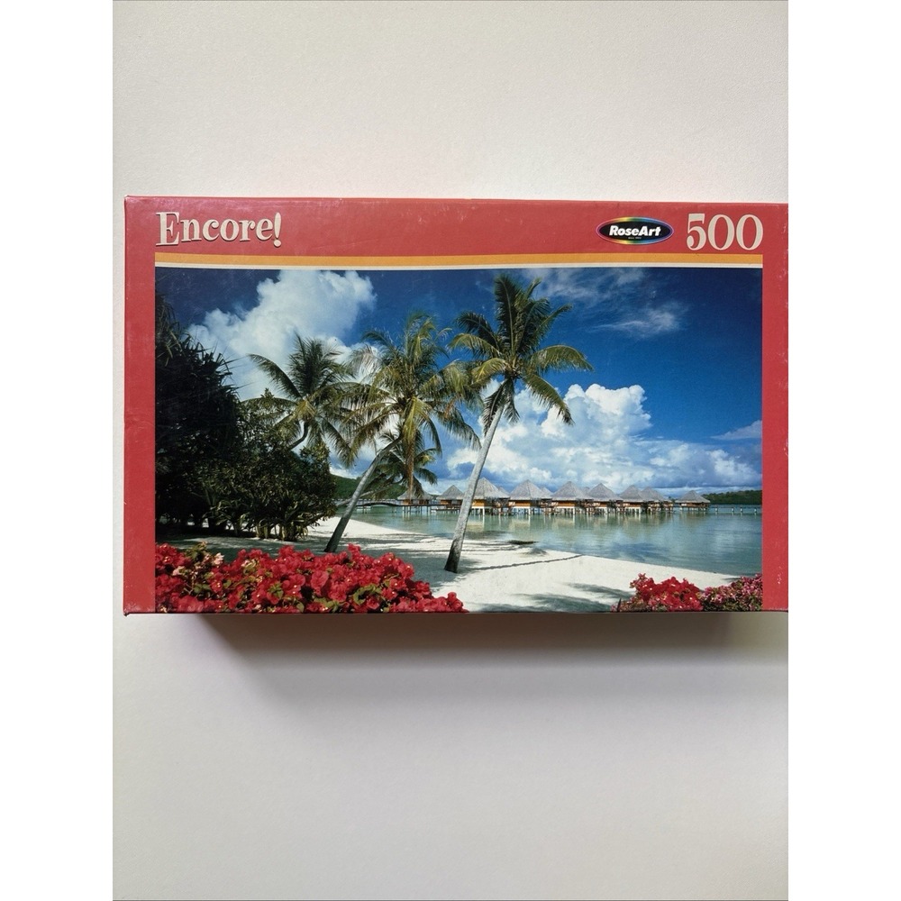 Encore Bora Bora Puzzle Carribean Island 500pc JIGSAW COMPLETE